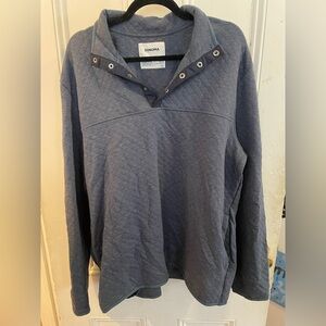 Sonoma Blue Quilted Pullover